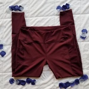 Embrace Yourself Burgundy Size XL Workout Pants